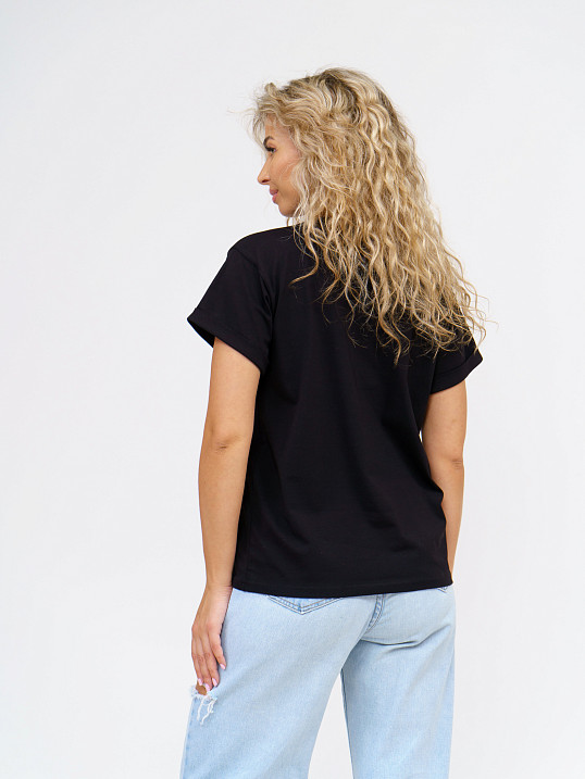 Футболка женская Классика черная