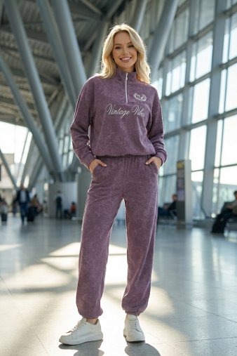 Костюм женский Верона варенка лиловый