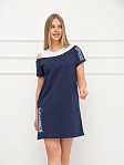 Платье женское Мирэль со стразами т.синий