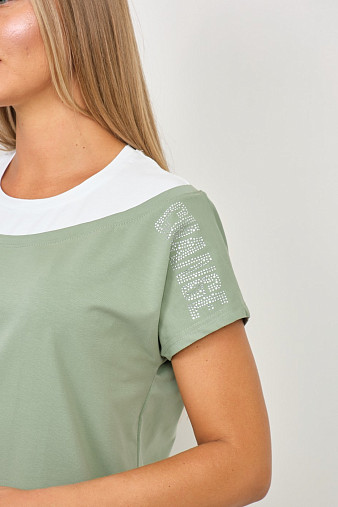 Футболка женская Мирэль фисташка