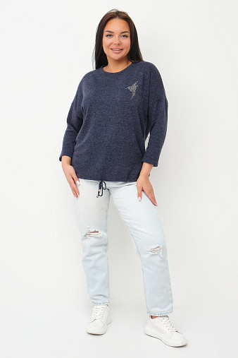 Джемпер Оливия т. индиго