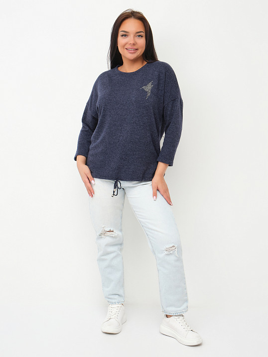 Джемпер Оливия т. индиго