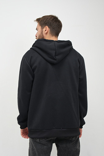 Толстовка муж. Дэнди 3-х нитка начес черный