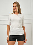 Лонгслив женский Вираж лапша экрю