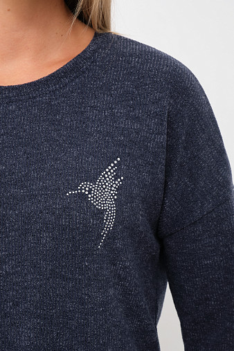 Джемпер Оливия синий