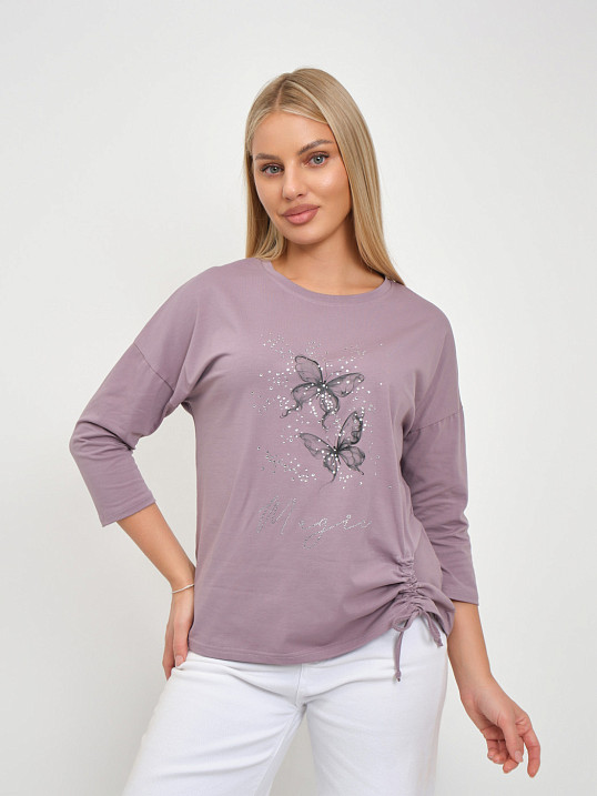 Лонгслив женский Сати корица