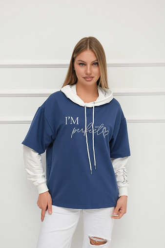 Толстовка женская Венди св.индиго