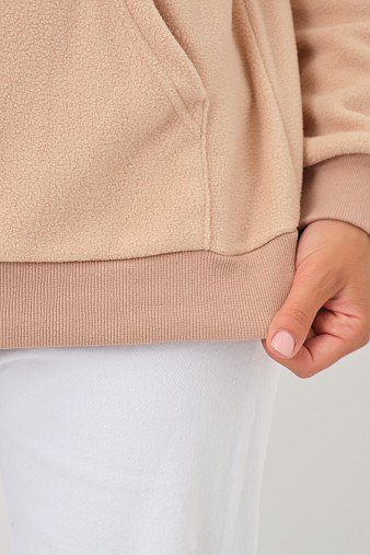 Толстовка женская Бэлла флис беж