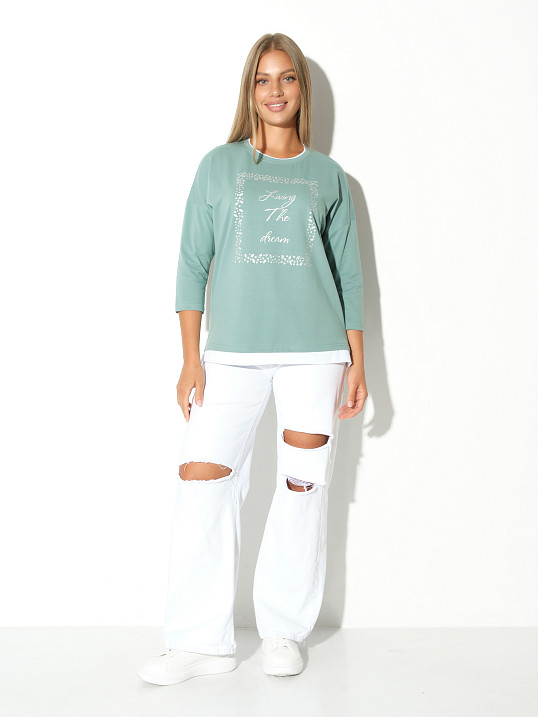 Лонгслив жен. Асти св.изумруд