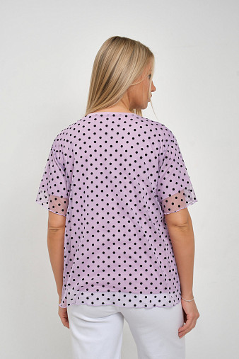 Футболка женская Бьюти вискоза лаванда