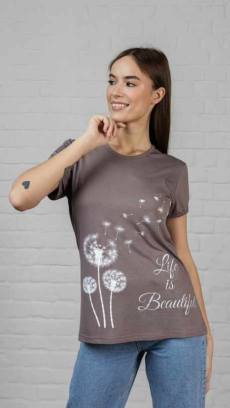 Футболка Одуванчик шоколад