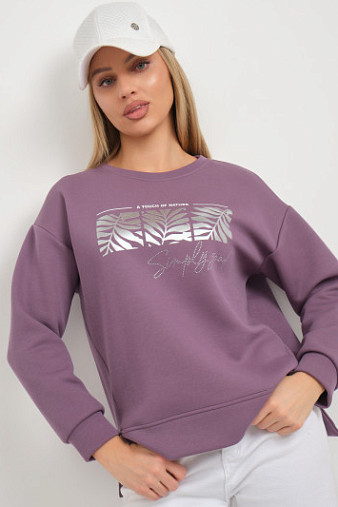 Свитшот женский Флёр слива