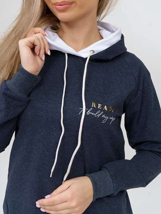 Костюм Элегия Синий меланж