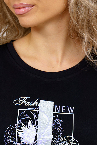 Лонгслив Стиль черный