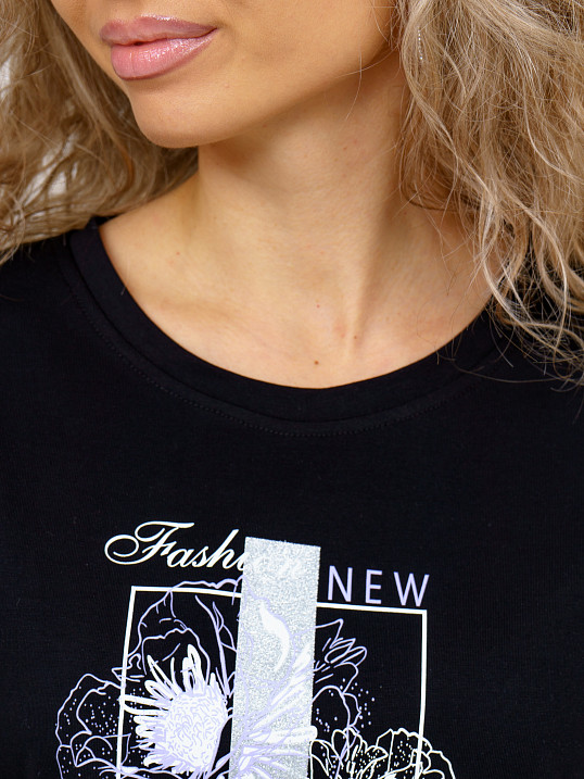 Лонгслив Стиль черный