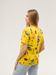 Футболка женская Краш желтая