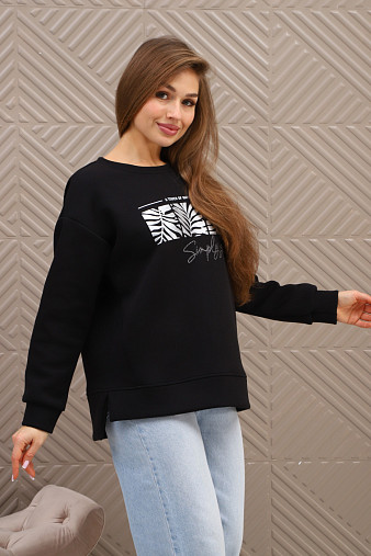 Свитшот женский Флёр черный