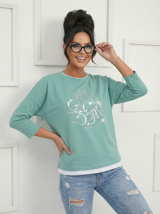 Лонгслив жен. Вегас св.изумруд