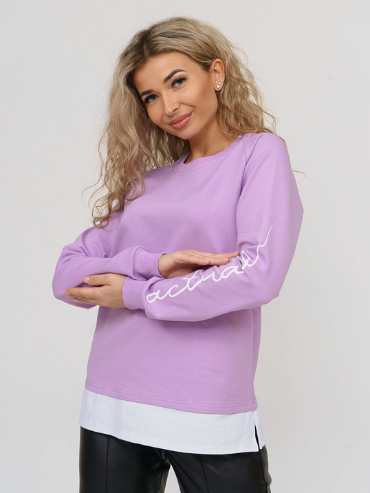 Толстовка женская Дабл лаванда