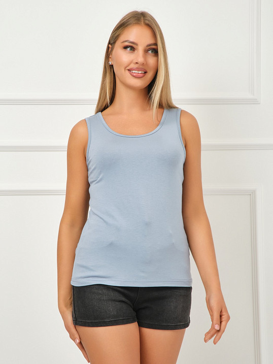 Майка вискозная однотонная арона