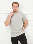 Футболка мужская Норд серый меланж
