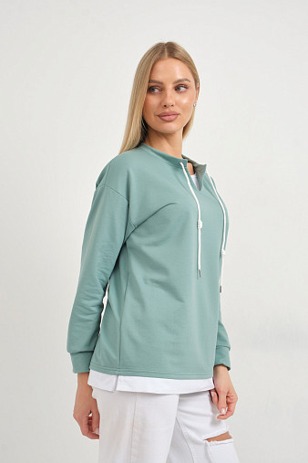 Свитшот женский Гранд св.изумруд