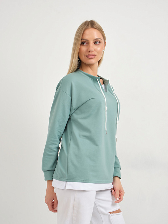 Свитшот женский Гранд св.изумруд