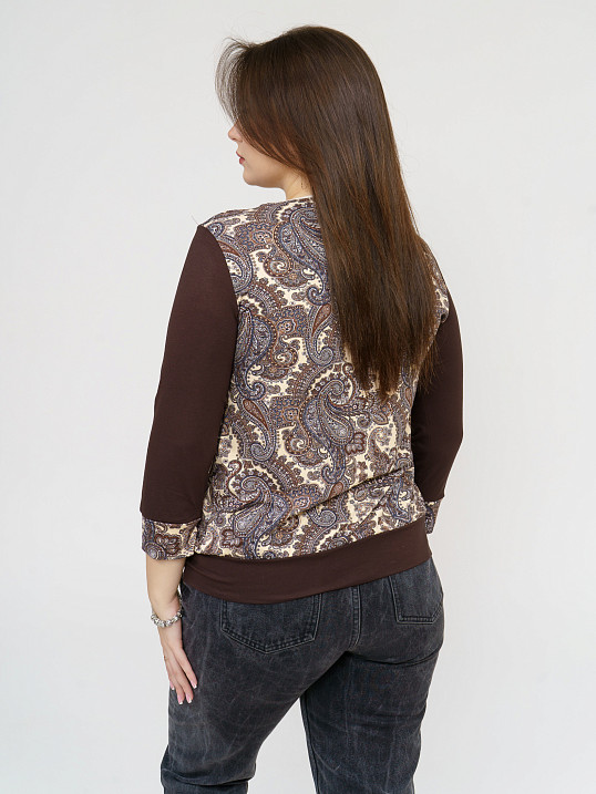 Джемпер Марина коричневый
