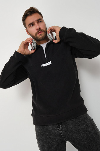 Толстовка муж. Драйв флис черный