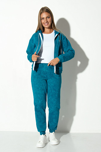 Костюм женский Дюна начёс морская волна