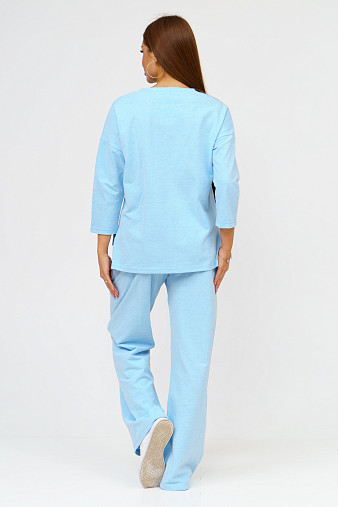 Костюм женский Мегаполис голубой