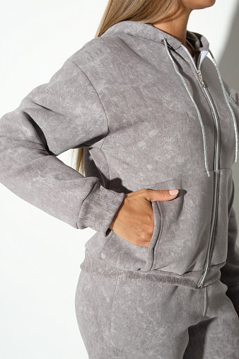 Костюм женский Дюна начёс св.серый