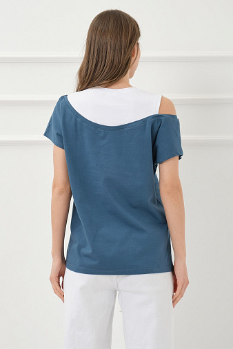 Футболка женская Мирэль петроль