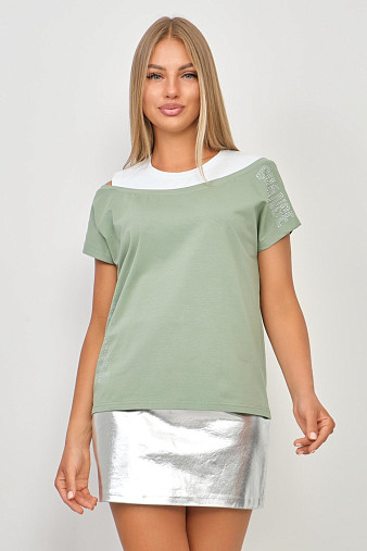 Футболка женская Мирэль фисташка