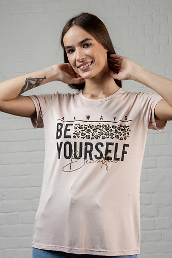 Футболка Селфи чайная роза