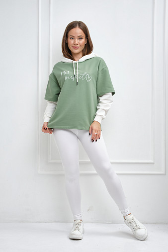 Толстовка женская Венди фисташка