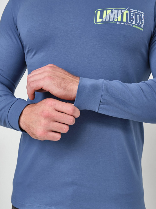 Лонгслив мужской Брюс св.индиго