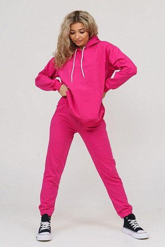 Костюм Челси футер 2-х нитка фуксия