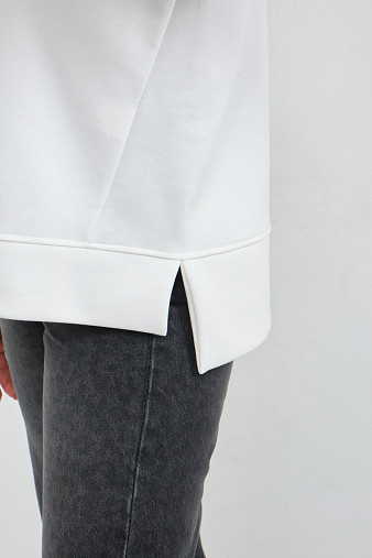 Свитшот жен. Либерти однотонный экрю