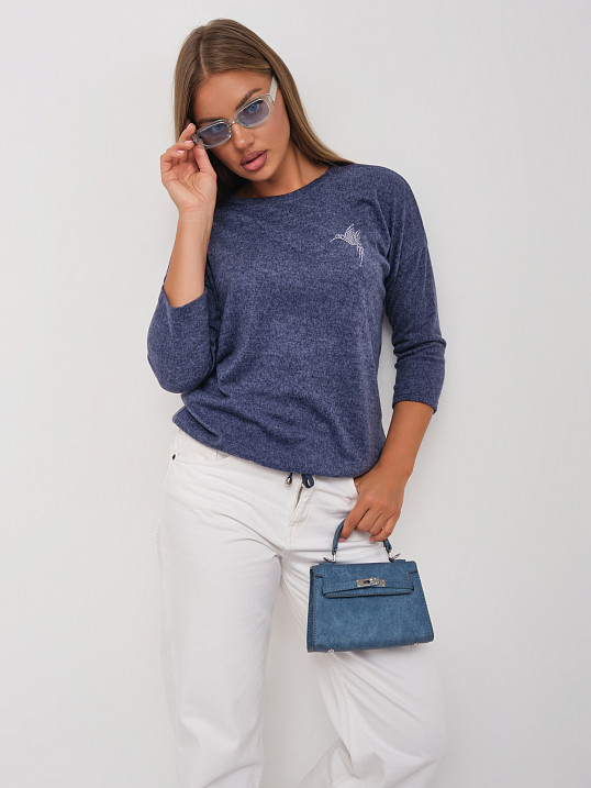 Джемпер Оливия индиго