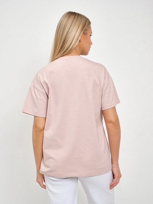 Футболка женская Юна пудра