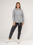 Толстовка женская Мираж футер серый