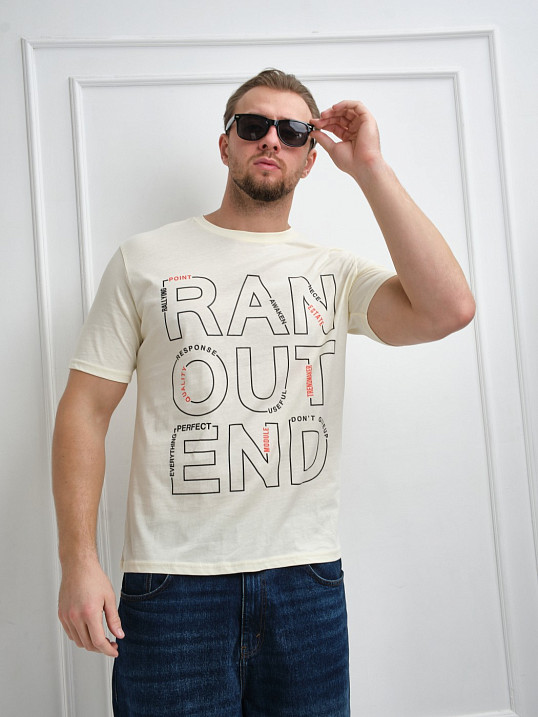 Футболка мужская Сириус экрю