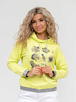 Толстовка женская Элен лимон