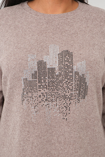 Джемпер женский Келли бежевый