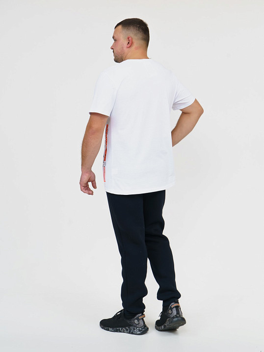 Брюки мужские футер 3-х нитка синий