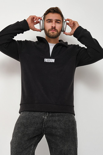 Толстовка муж. Драйв флис черный