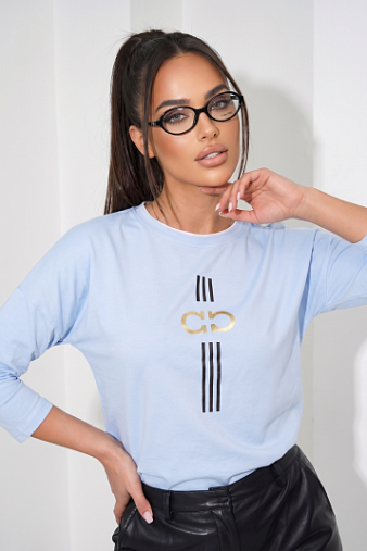 Лонгслив женский Мадлен св.голубой