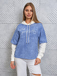 Толстовка женская Венди варенка василек
