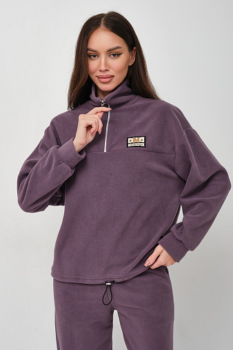 Костюм жен. Тренд флис т.лиловый